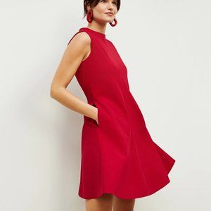 The Malala Dress - Recycled WonderTex - Rhubarb - 10 - EUC